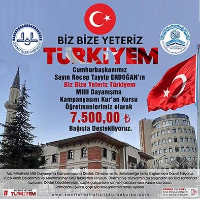 BİZ BİZE YETERİZ TÜRKİYEM