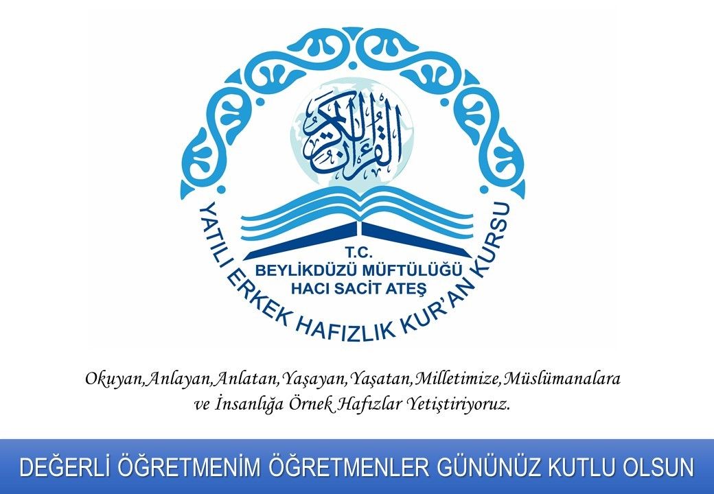 ÖĞRETMENLERİMİZİN ÖĞRETMENLER GÜNÜNÜ KUTLUYORUZ