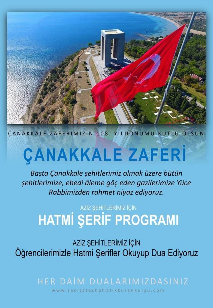 ÇANAKKALE ZAFERİMİZ KUTLU OLSUN