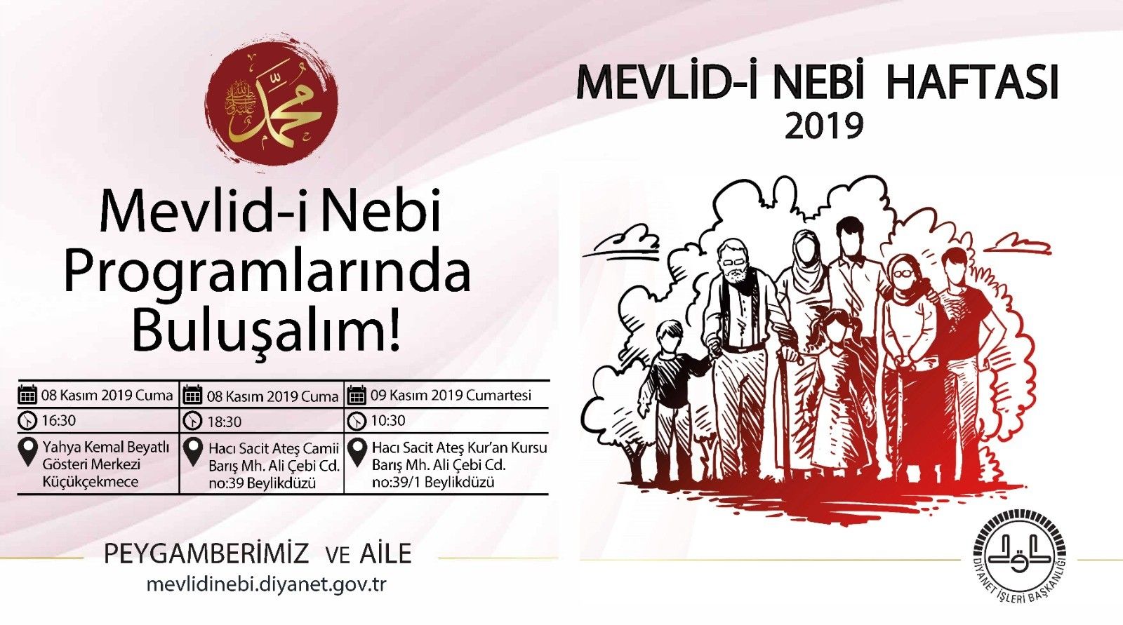 AZİZ MİLLETİMİZİN VE İSLAM ÂLEMİNİN MEVLİD KANDİLİNİ TEBRİK EDİYORUZ.